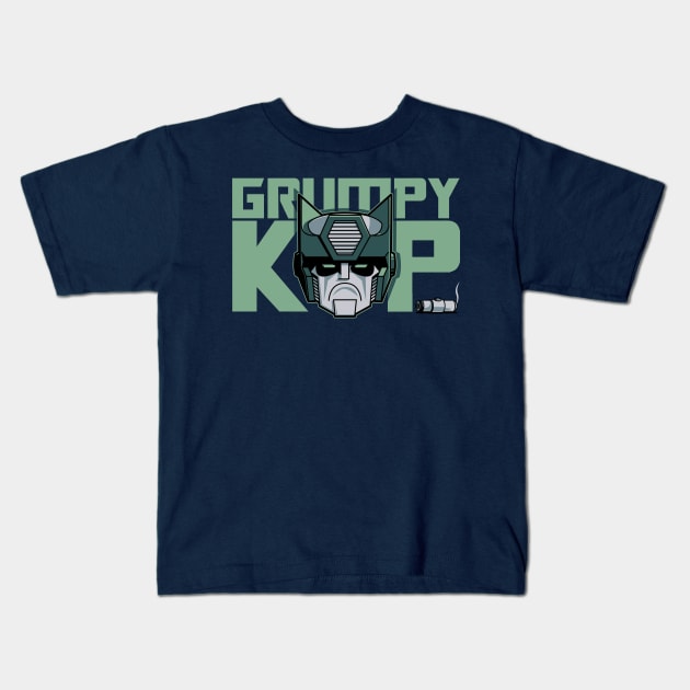 Grumpy Kup Kids T-Shirt by dann